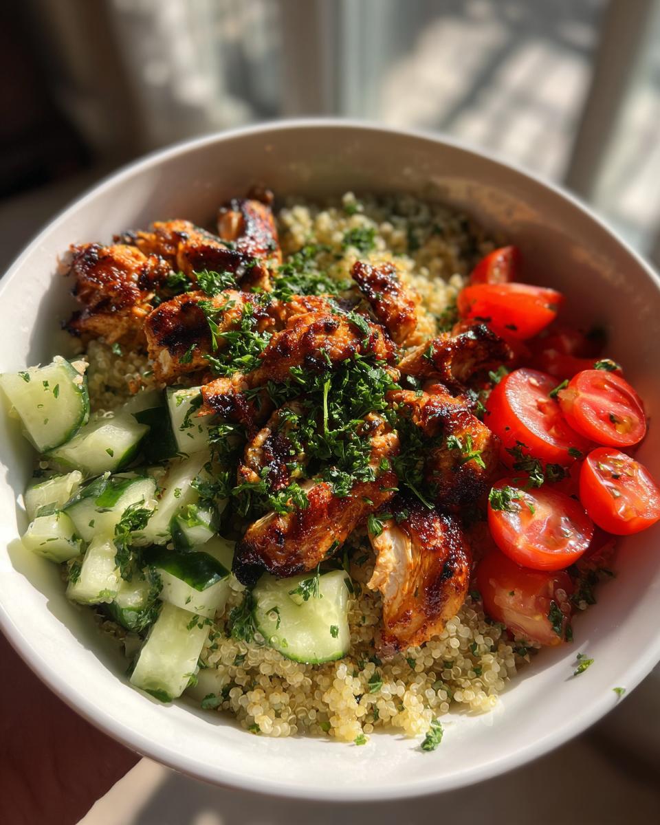 Chicken Tawook Quinoa Bowls - detail 2