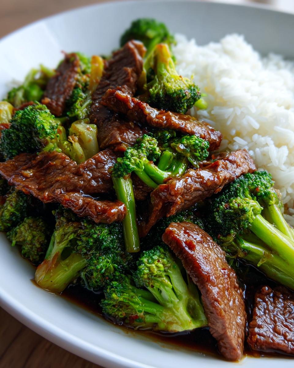 Chinese Beef and Broccoli - detail 1