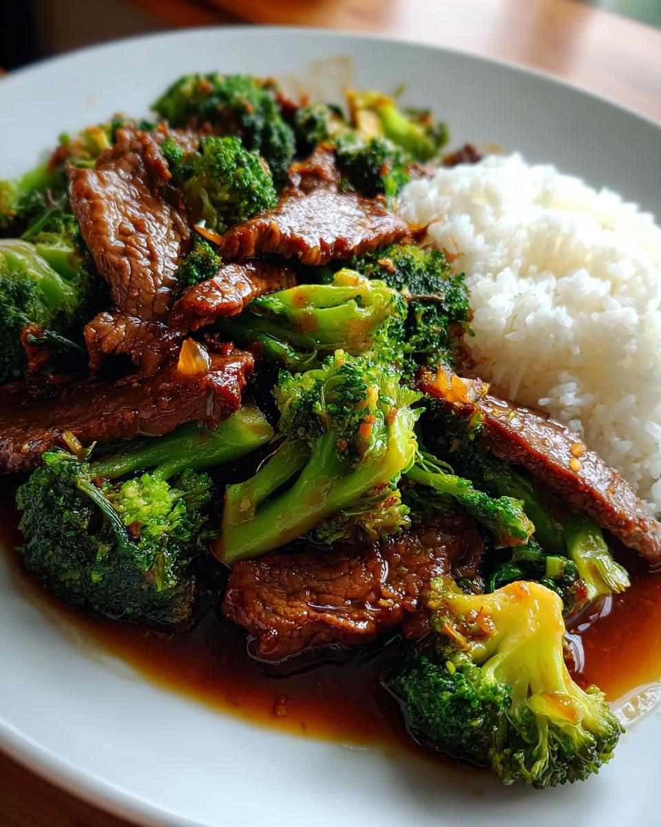 Chinese Beef and Broccoli - detail 2