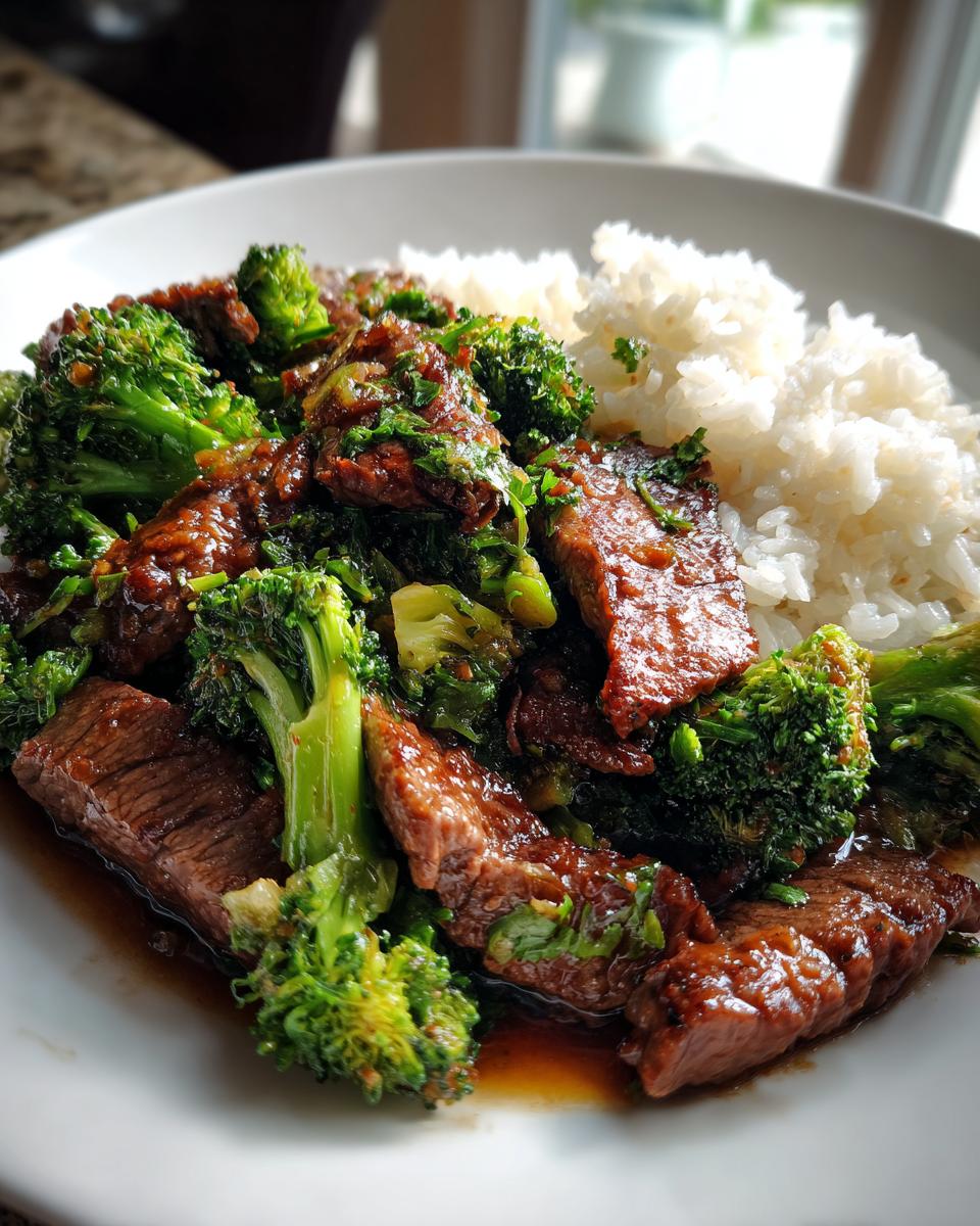 Chinese Beef and Broccoli - detail 3