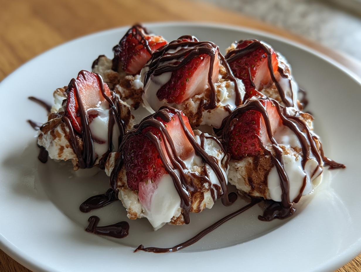 Chocolate Strawberry Yogurt Clusters