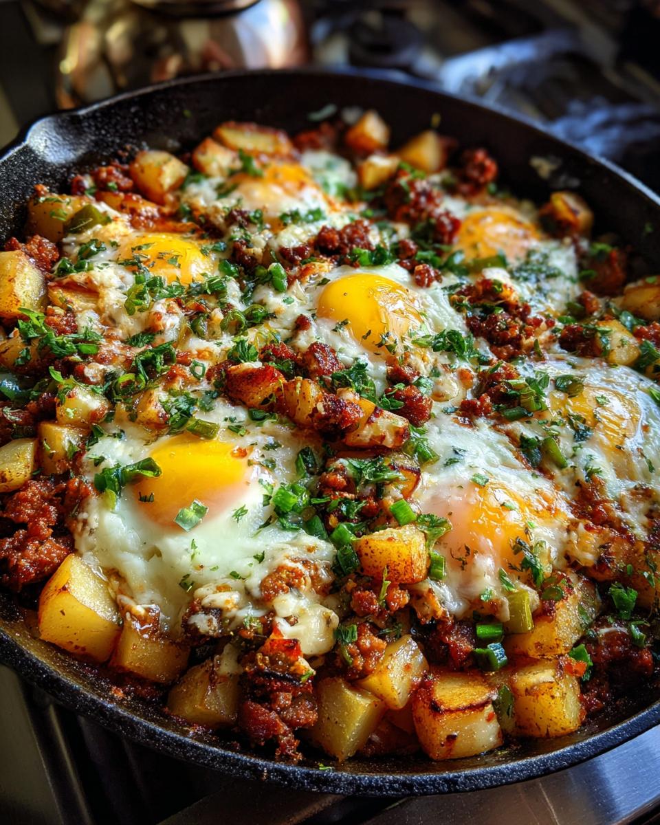 Chorizo Green Chile Breakfast Skillet - detail 2