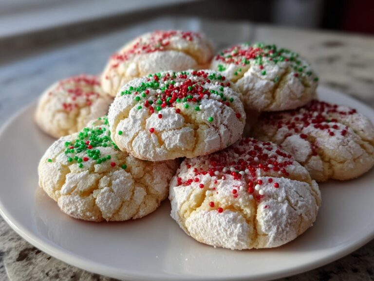 Christmas Gooey Butter Cookies