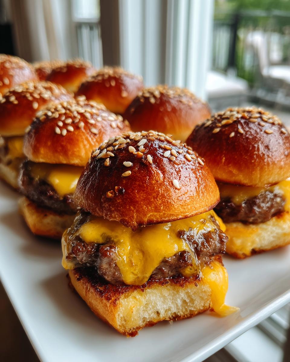 Classic Cheeseburger Game Day Sliders - detail 2