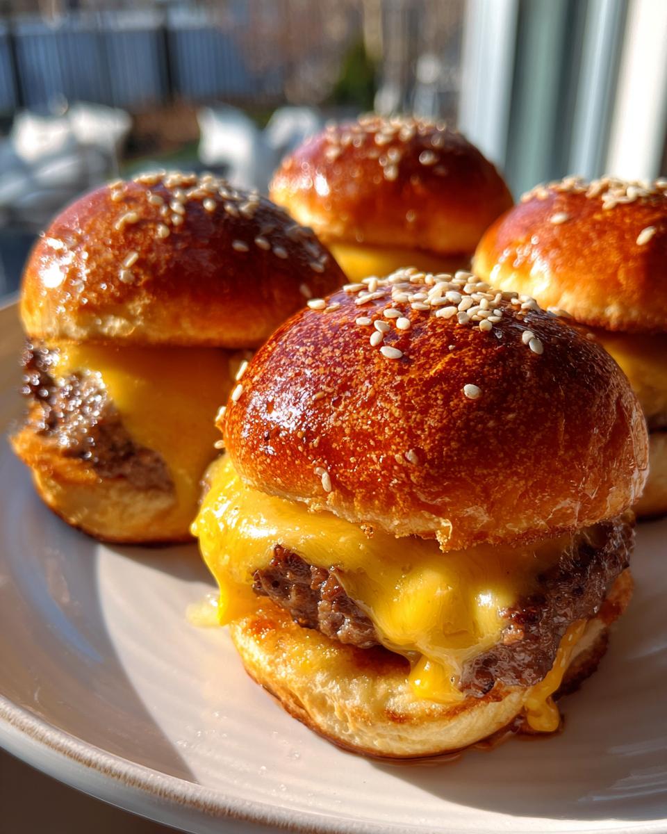 Classic Cheeseburger Game Day Sliders - detail 3