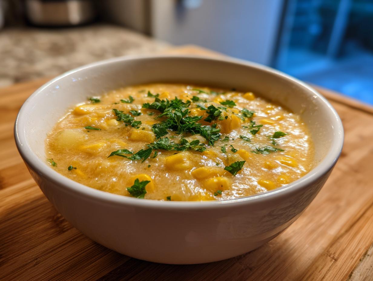 Corn Chowder with Frozen Corn