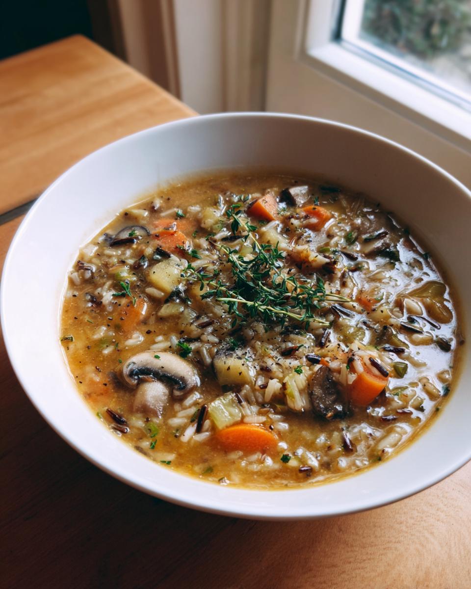 Cozy Autumn Wild Rice Soup - detail 1
