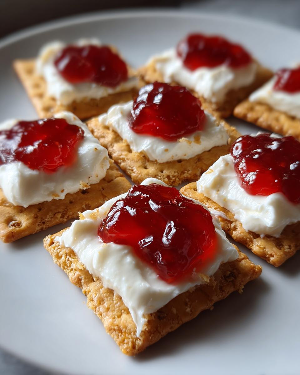 Cream Cheese & Jam Cracker Snacks - detail 1