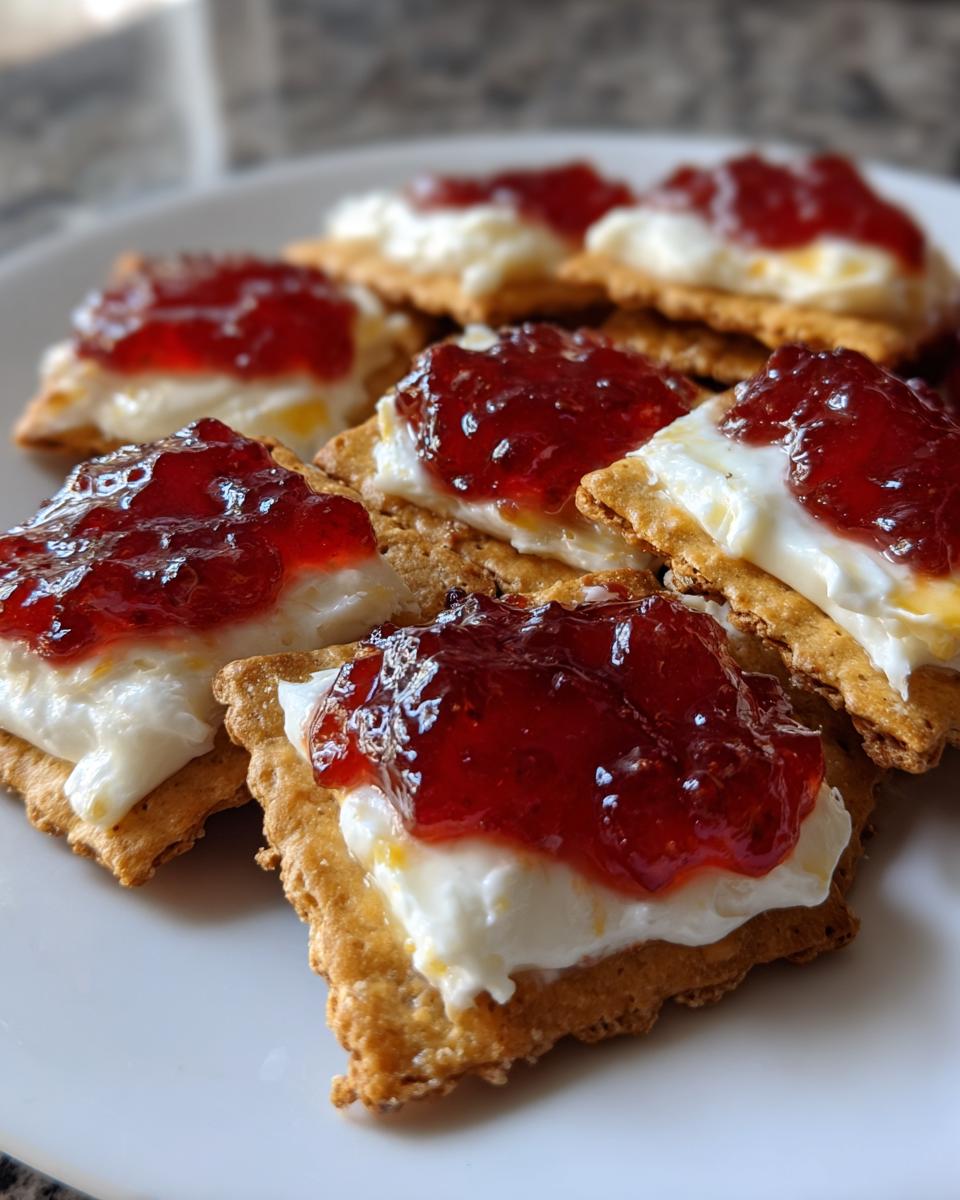 Cream Cheese & Jam Cracker Snacks - detail 2