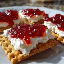 5-Minute Cream Cheese & Jam Cracker Snacks You'll Crave