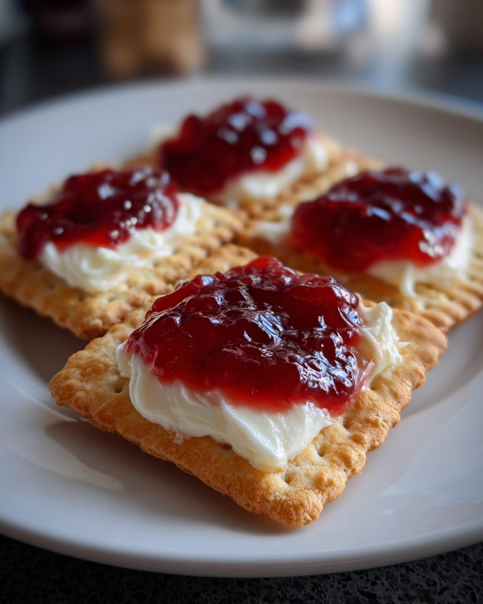 Cream Cheese & Jam Cracker Snacks - detail 3