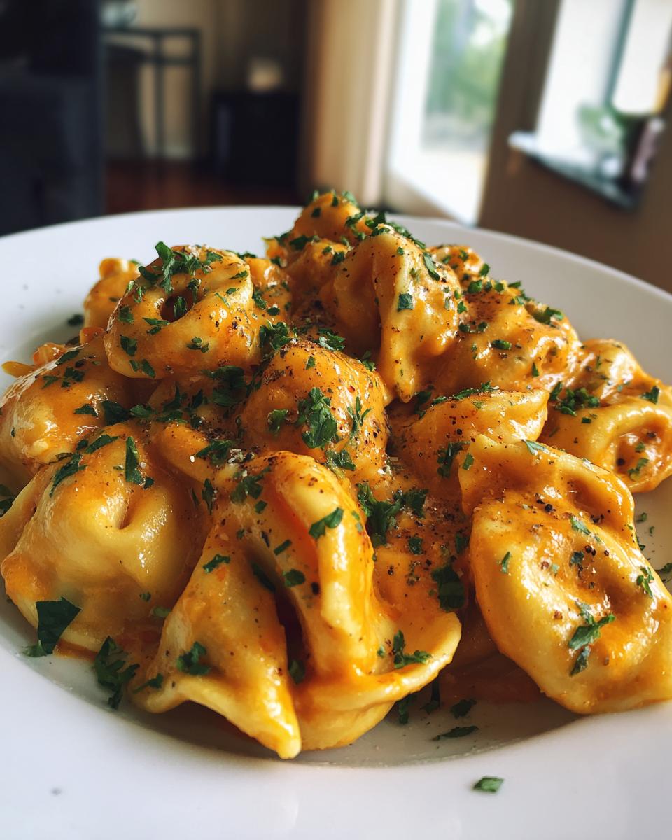 Creamy Pumpkin Alfredo Tortellini - detail 1