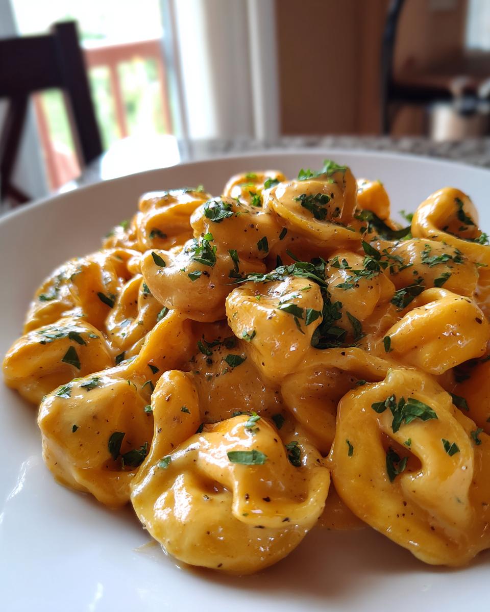 Creamy Pumpkin Alfredo Tortellini - detail 2