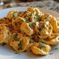25-Minute Creamy Pumpkin Alfredo Tortellini - Pure Heaven!