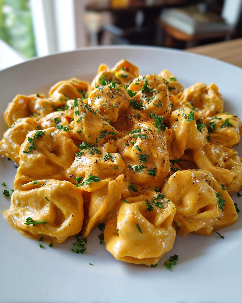 Creamy Pumpkin Alfredo Tortellini - detail 3