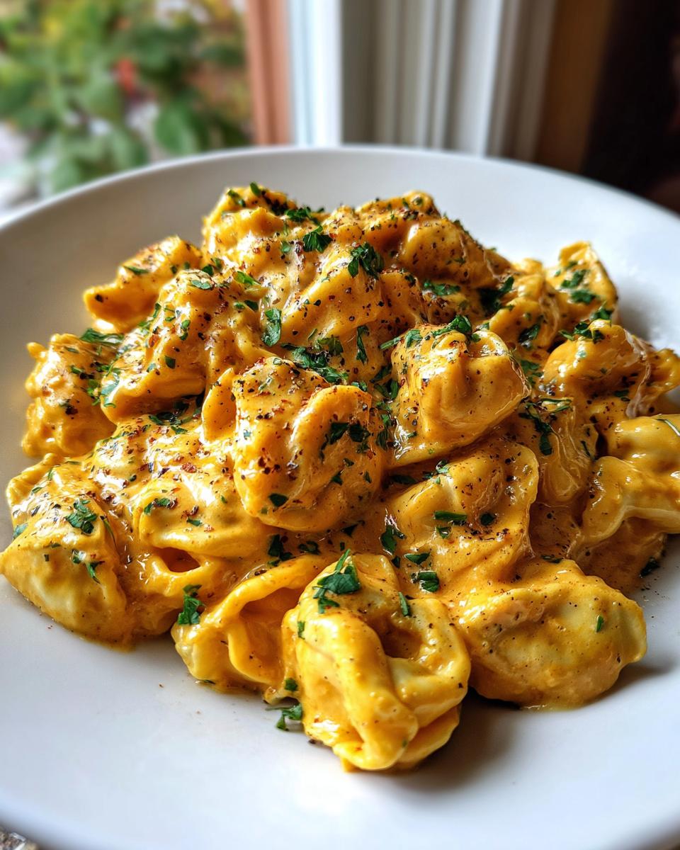 Creamy Pumpkin Alfredo Tortellini - detail 4