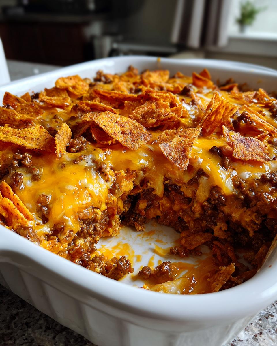 Easy & Cheesy Dorito Casserole With Ground Beef - detail 1