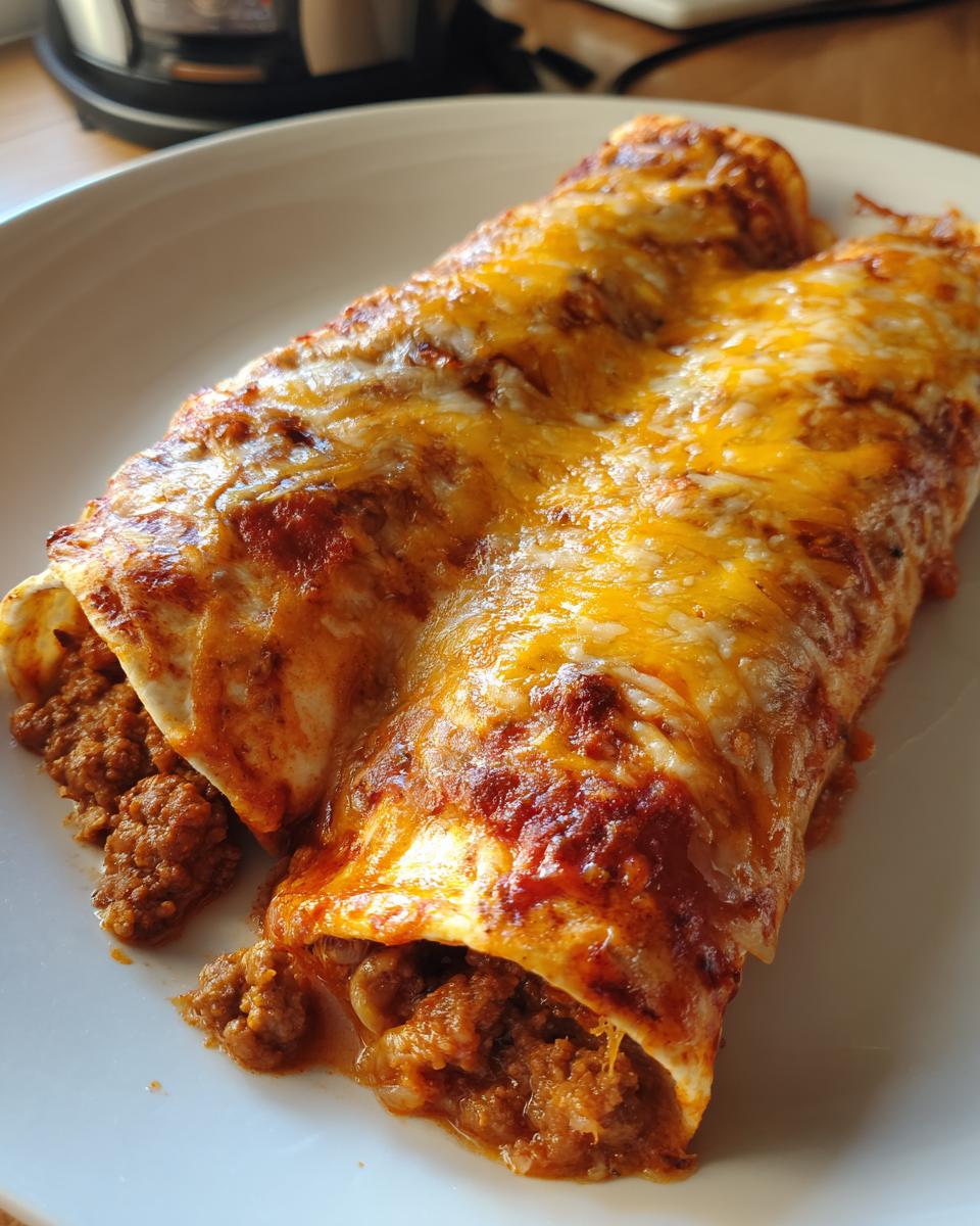 Easy Ground Beef Enchiladas - detail 2