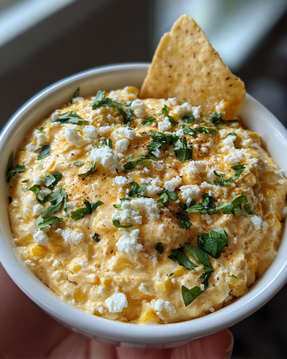 Easy Mexican Street Corn Dip - detail 2