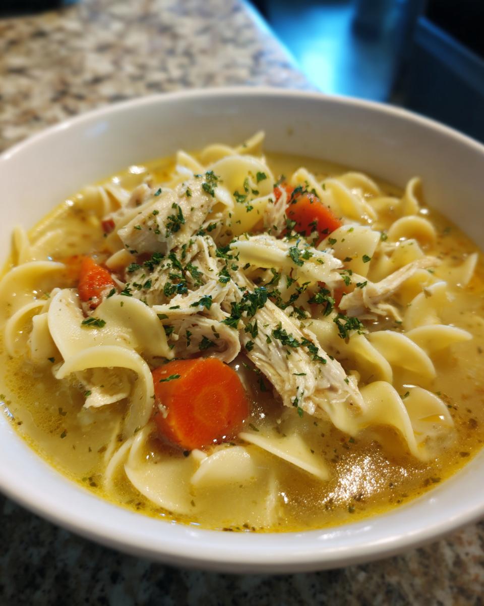 Easy Rotisserie Chicken Noodle Soup - detail 1