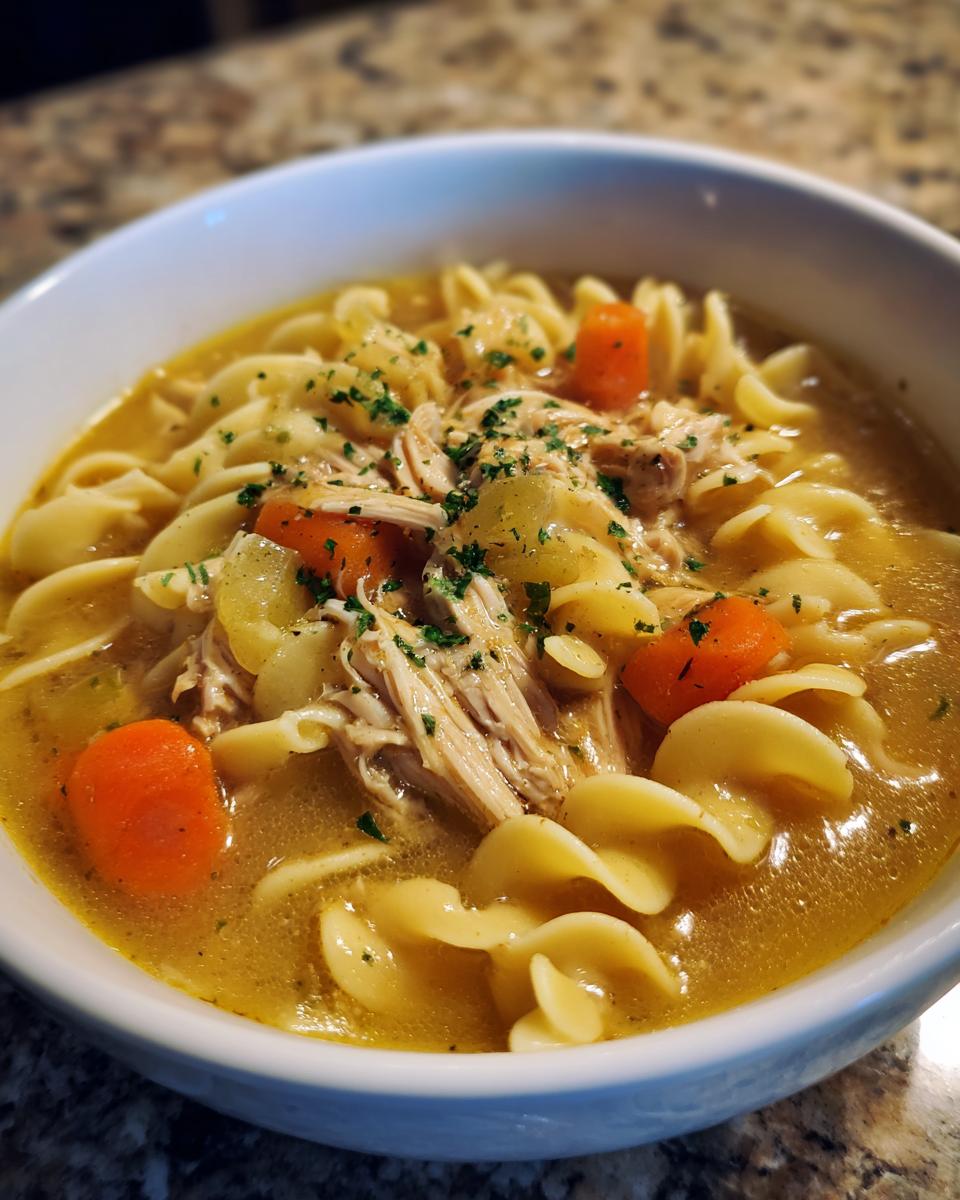Easy Rotisserie Chicken Noodle Soup - detail 3