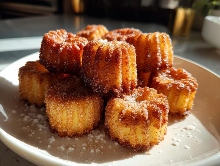 Fluffy Air Fryer Churro Bites