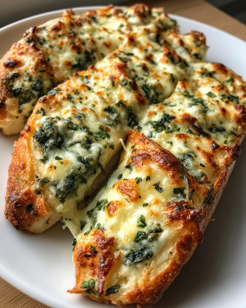 Football shaped spinach dip breadsticks - detail 2