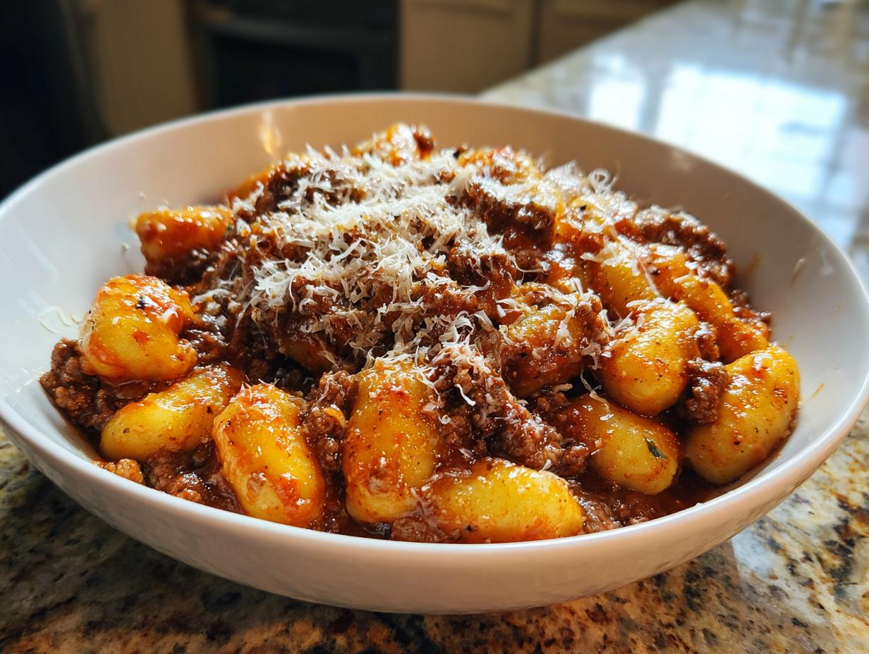 Ground Beef Gnocchi