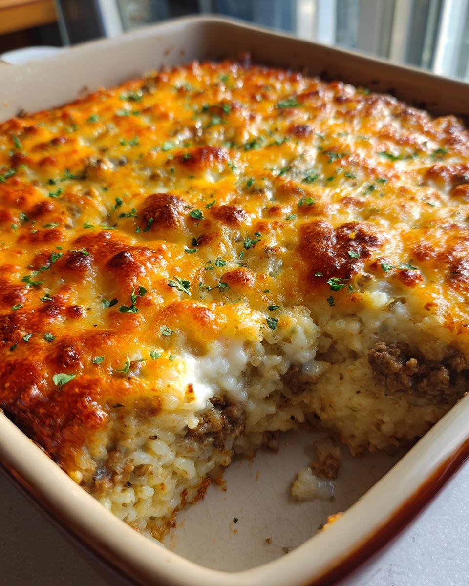 Ground Beef & Rice Casserole - detail 2
