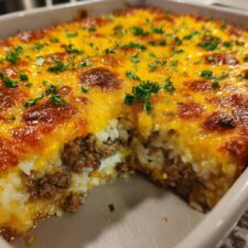 40-Minute Ground Beef & Rice Casserole for Ultimate Comfort