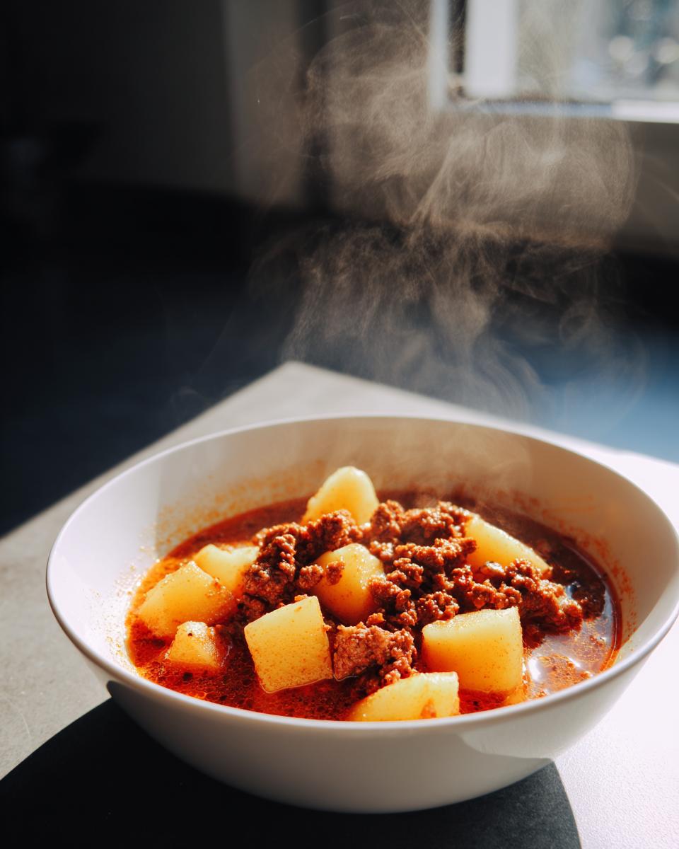 Ground Beef and Potatoes - detail 2