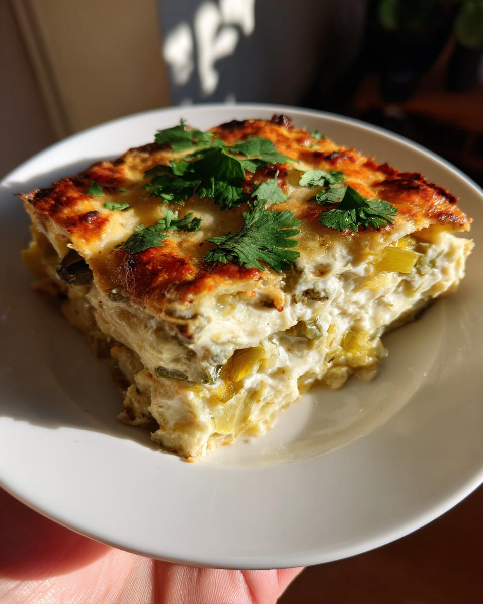 Hatch Chile Enchilada Pie - detail 2