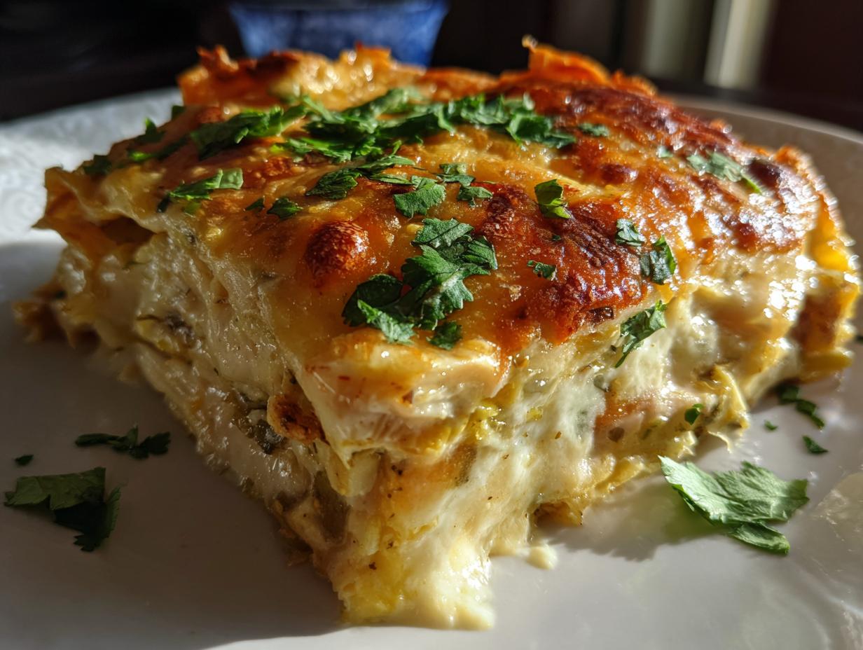 Hatch Chile Enchilada Pie