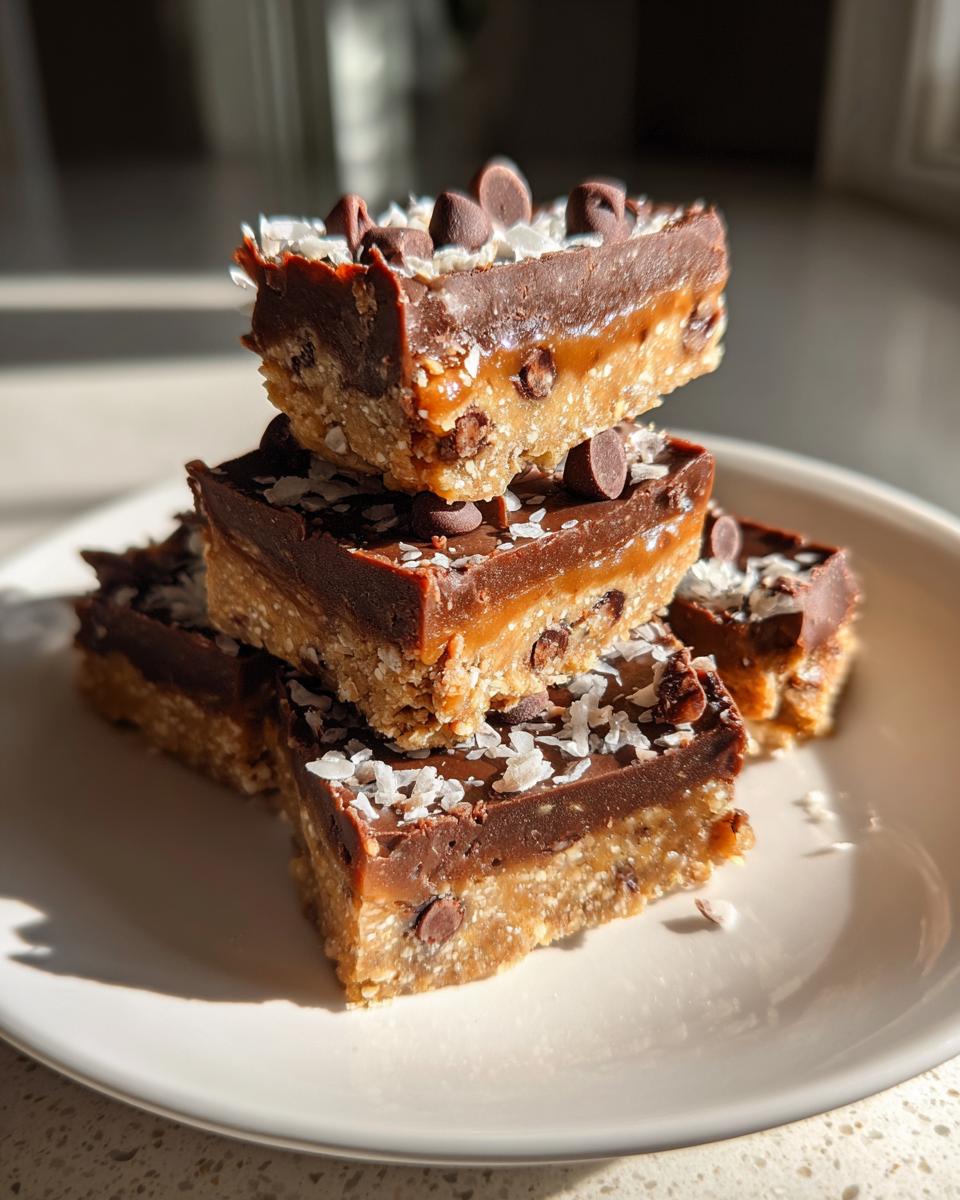 Healthy No Bake Cookie Dough Bars (Gluten-Free, Vegan) - detail 3