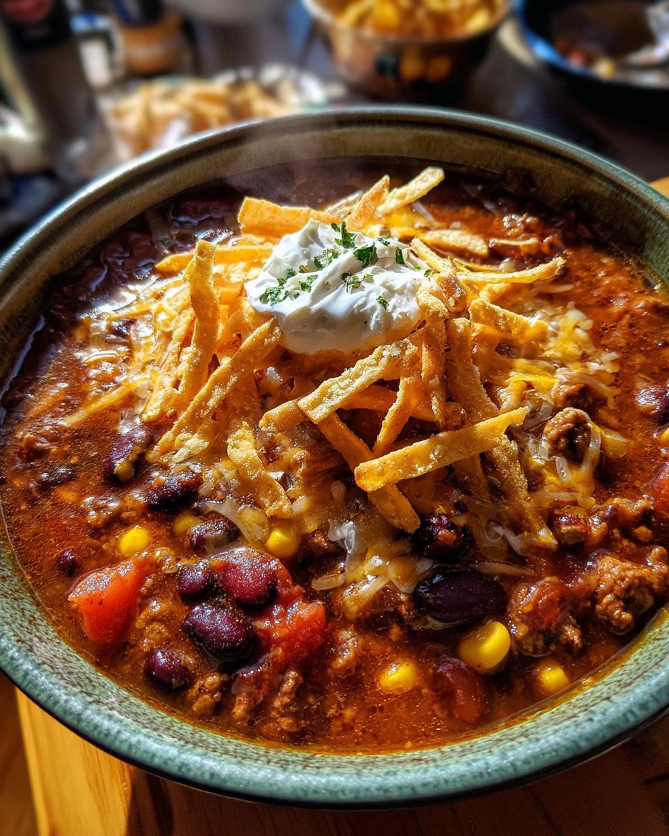 Hearty Slow Cooker Taco Soup for Fall Dinner Ideas - detail 3
