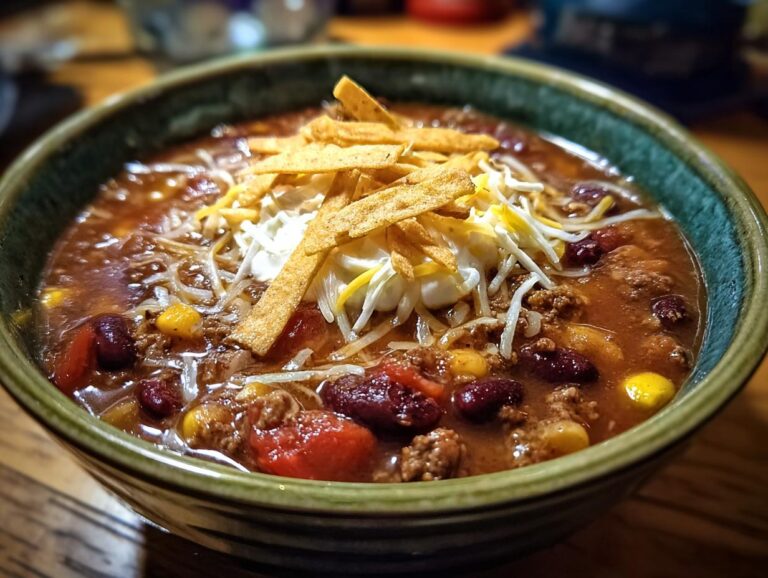 Hearty Slow Cooker Taco Soup for Fall Dinner Ideas