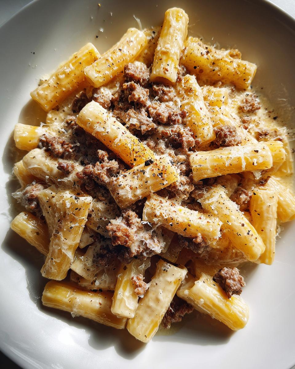 High Protein Creamy Beef Pasta - detail 3