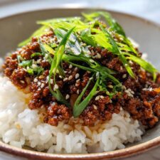 20-Min Korean Ground Beef Bowl - Fiery & Flavorful Crave Buster