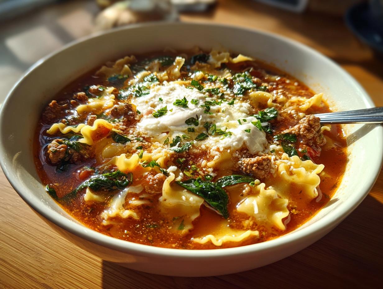 Lasagna Soup