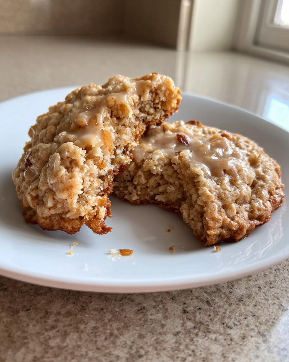 Low Sugar Applesauce Oatmeal Cookies - detail 1