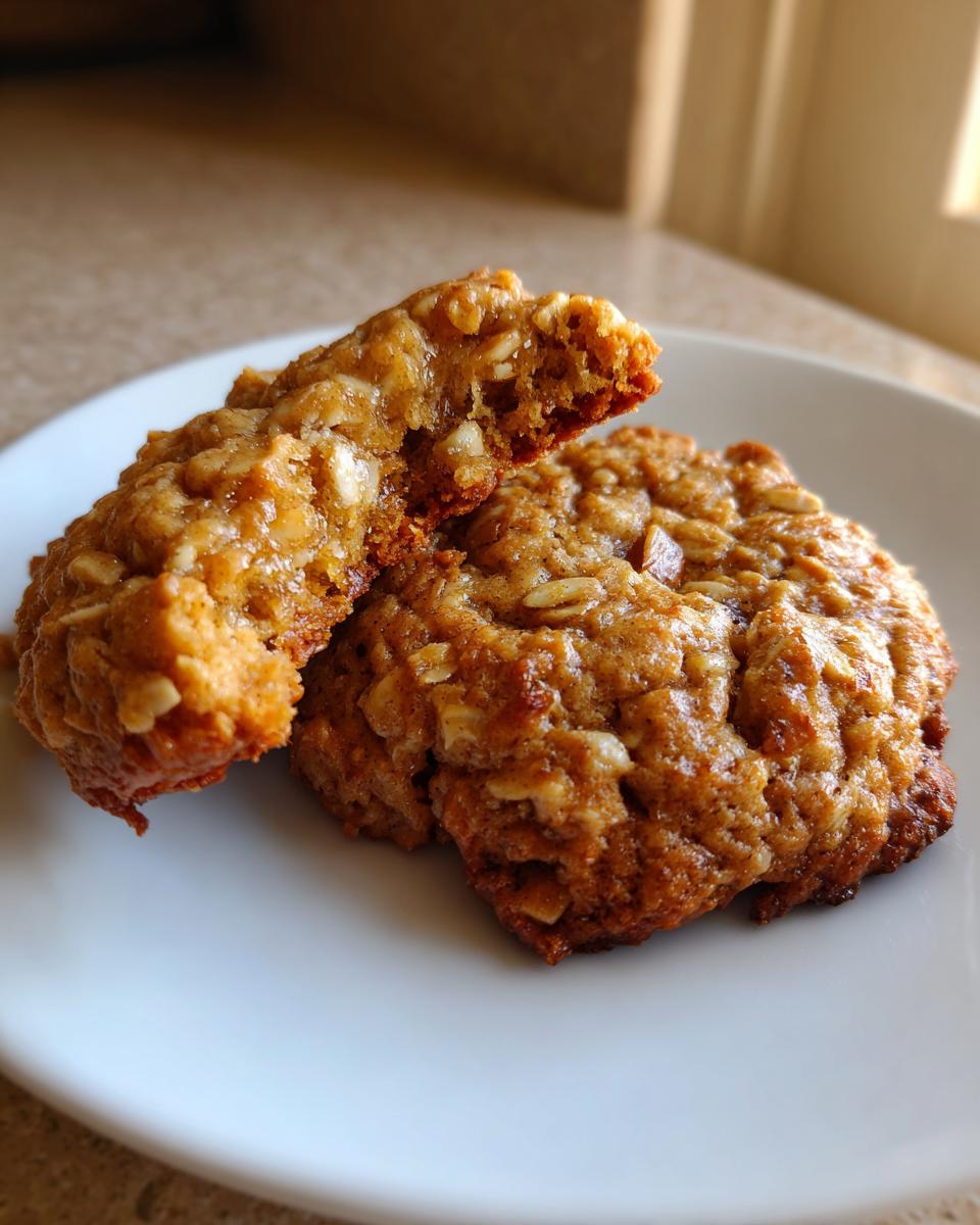 Low Sugar Applesauce Oatmeal Cookies - detail 4