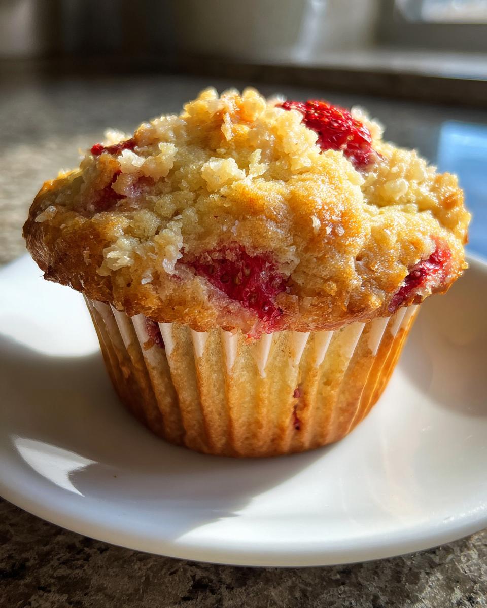 No Sugar Strawberry Banana Muffins - detail 1