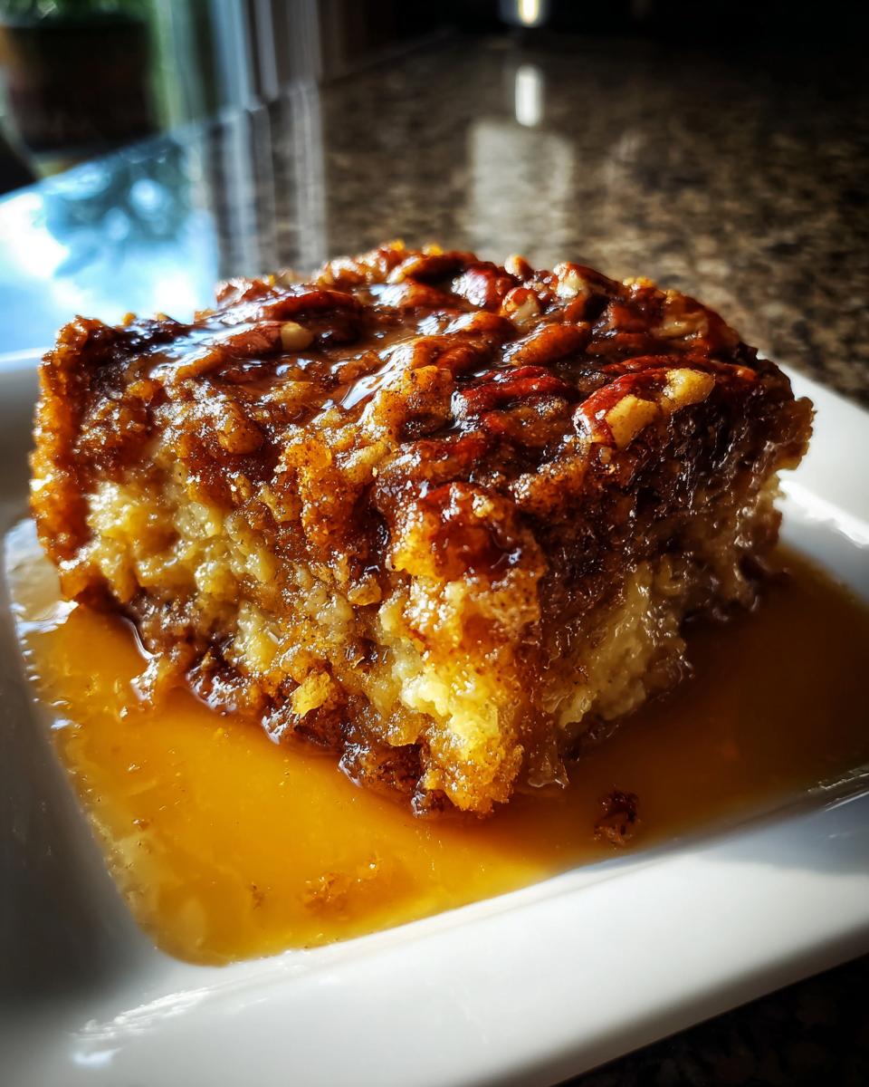 Pecan Pie Dump Cake - detail 1