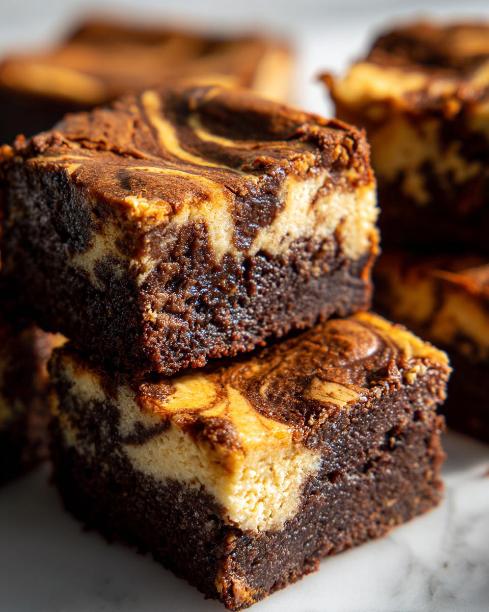 Pumpkin Cheesecake Brownies - detail 2