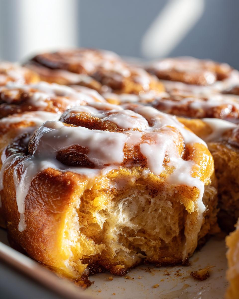 Pumpkin Cinnamon Rolls - detail 4