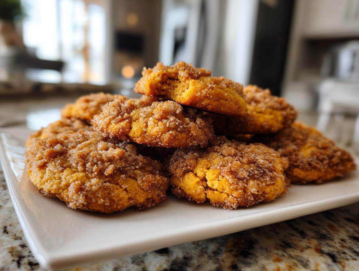 Pumpkin Coffee Cake Cookies