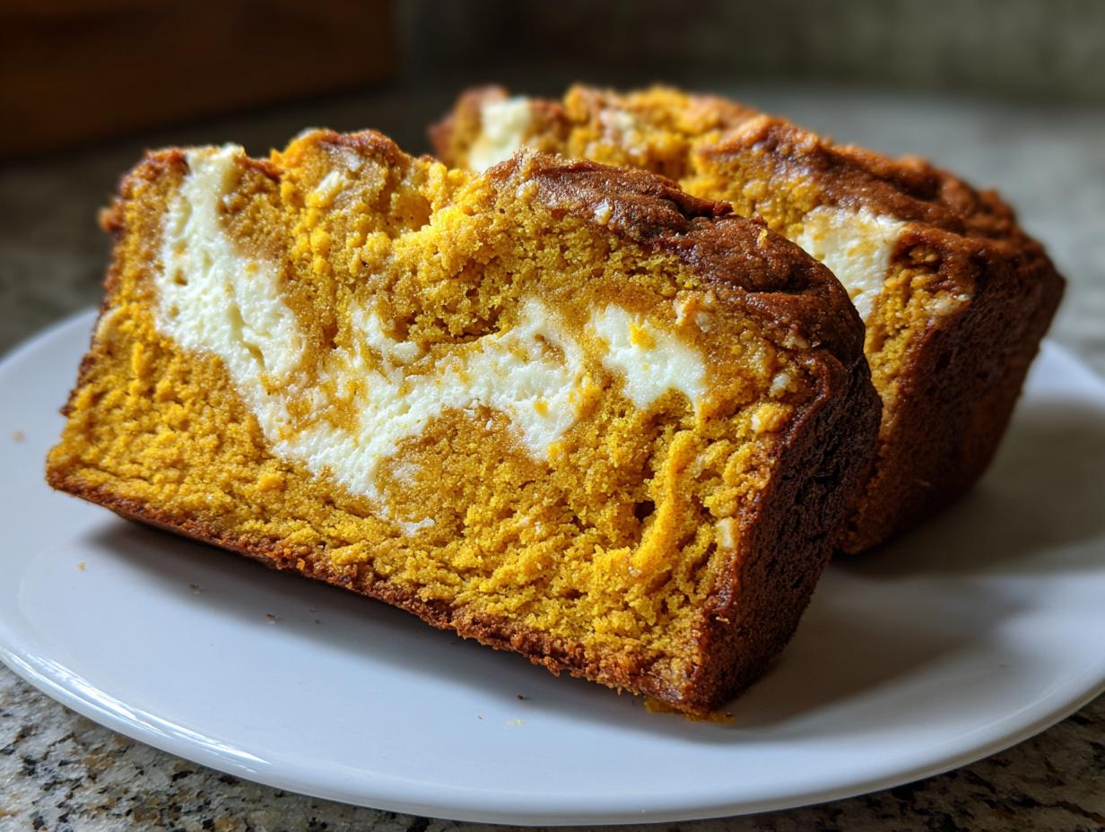 Pumpkin Cream Cheese Bread