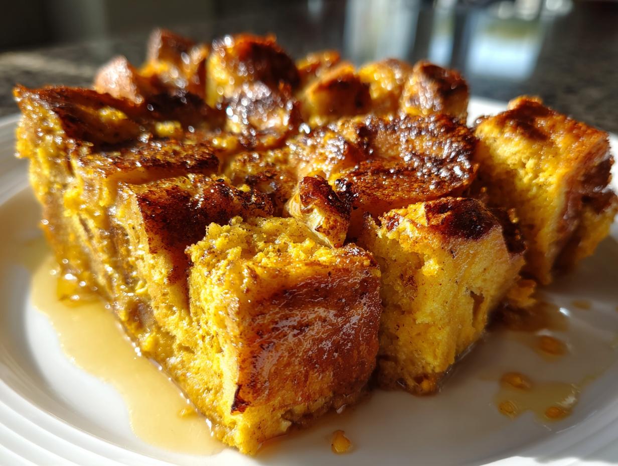 Pumpkin French Toast Casserole