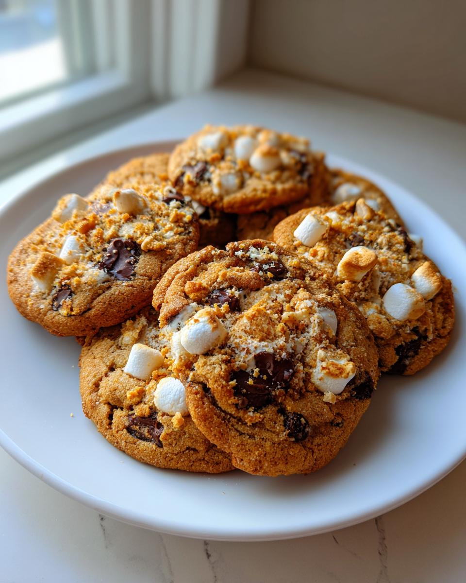 Pumpkin S'mores Cookies - detail 1