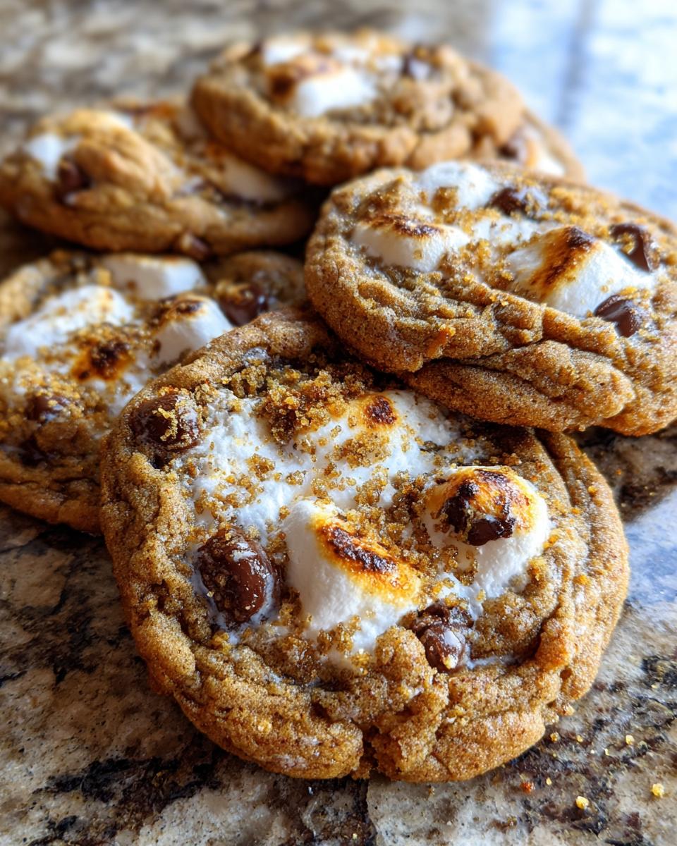 Pumpkin S'mores Cookies - detail 3